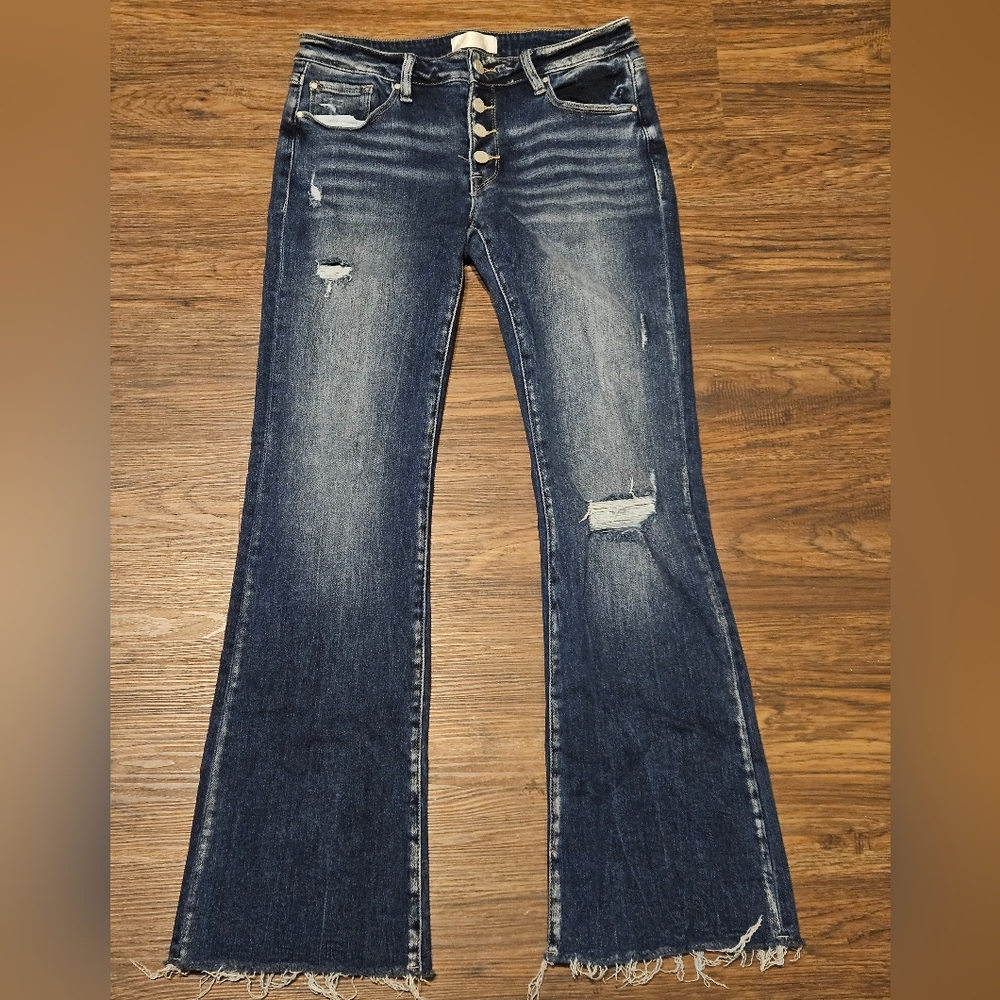 Petra Fashions Blue Flare & Wide Leg Jeans